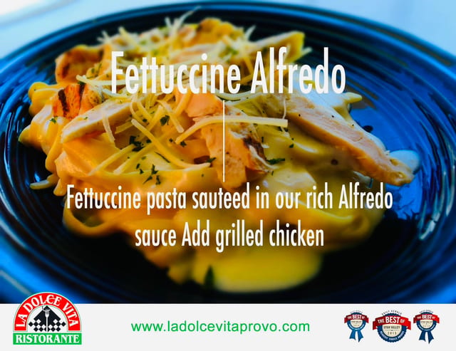 Lunch Special Chicken Fettuccini.