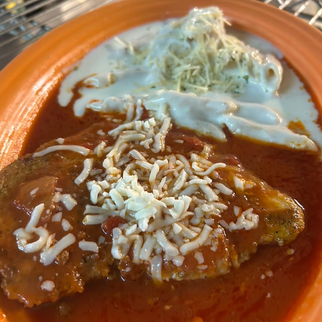 Pollo alla Parmigiana.