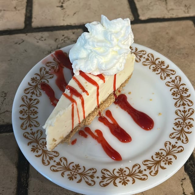 New York Style Cheesecake.