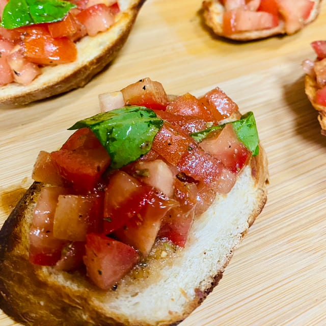 Bruschetta.